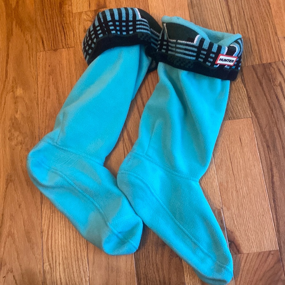 Hunter Boot Socks Turquoise